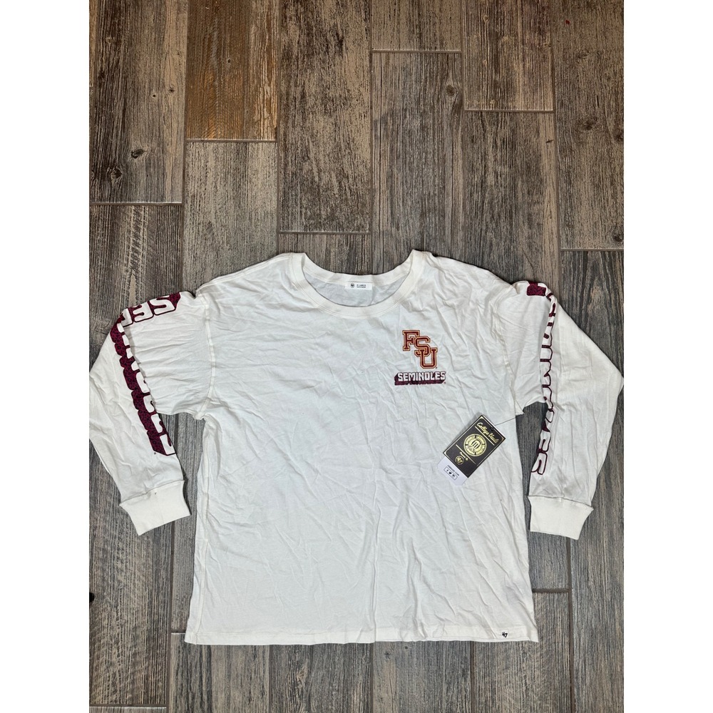 Florida State Seminoles 47 Brand XL Long‎ Sleeve T Shirt Mens NWT